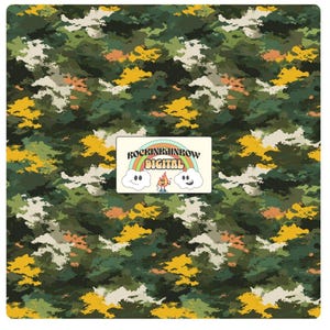 Camoflauge Seamless Pattern, Digital Paper for Crafting, Scrapbooking, Camo Background, Unique Designs