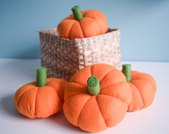 Pumpkin sewing pattern, Halloween crafts and Thanksgiving day decor DIY, Fall sewing tutorial for beginners