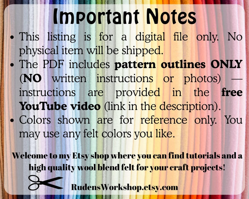 Felt Poinsettia Template, PDF + SVG Pattern for Cutting Machine or Hand