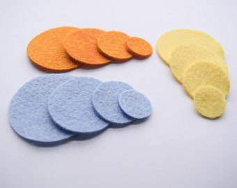 1000PCS White 20mm Felt Circle Die Cut Appliques DIY Cardmaking Craft Round New 1000PCS White 20mm Felt Circle Die Cut Appliques DIY Cardmaking Craft Round New