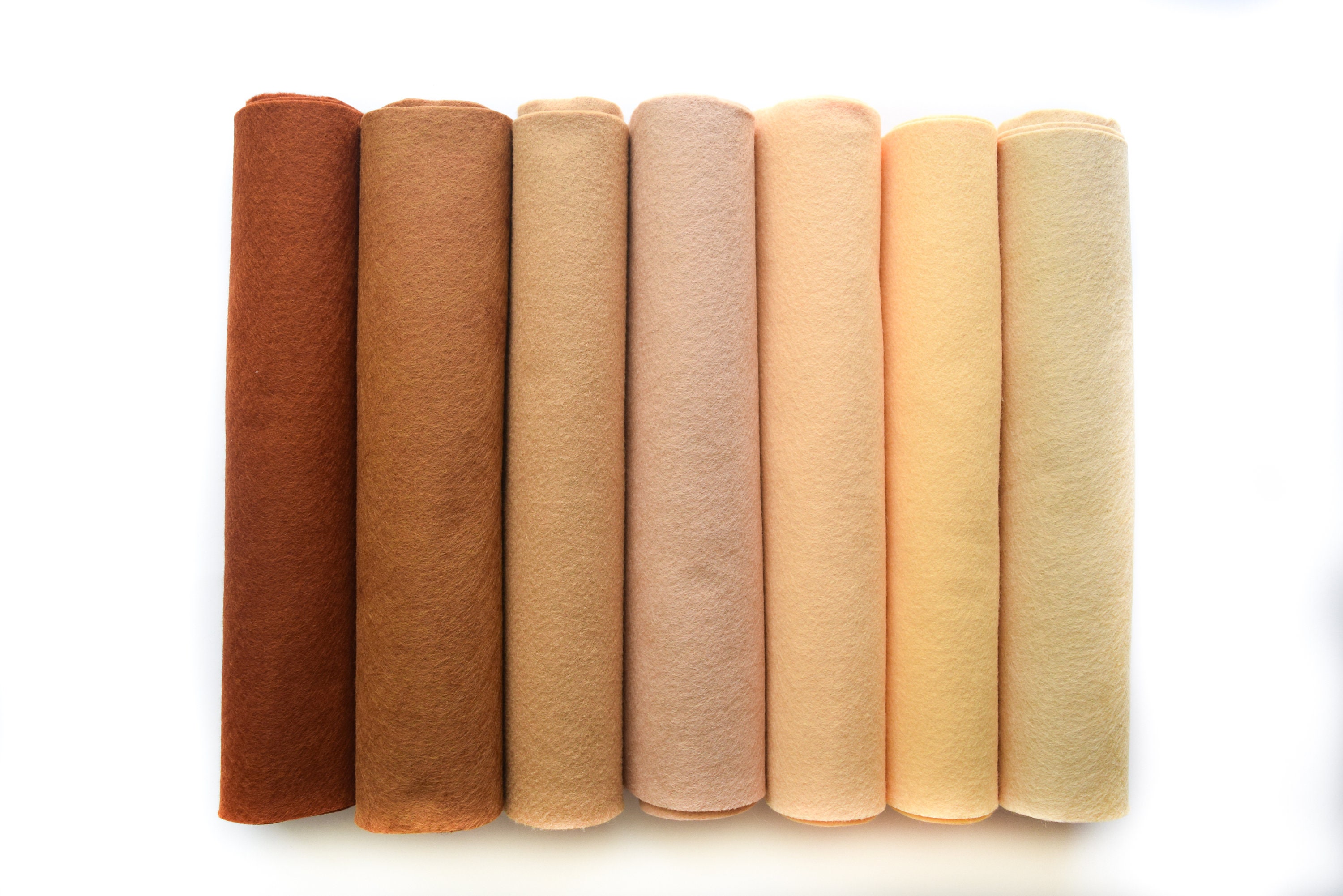 Wool blend felt 1/2 yard Wool rayon blend fabric by Yards Etsy