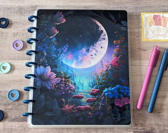 Moonlight Happy Planner|Discbound Cover |Classic & Big Happy Planner Cover| Erin Condren Planner Cover |TUL Planner|Planner Supplies