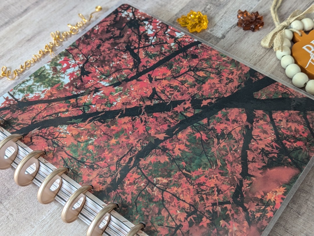 Fall Leaves Planner Cover | Happy Planner Covers | Tul | Planner ...