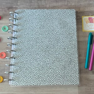 Speckled Dots Happy Planner Cover: Disc Bound, Laminated