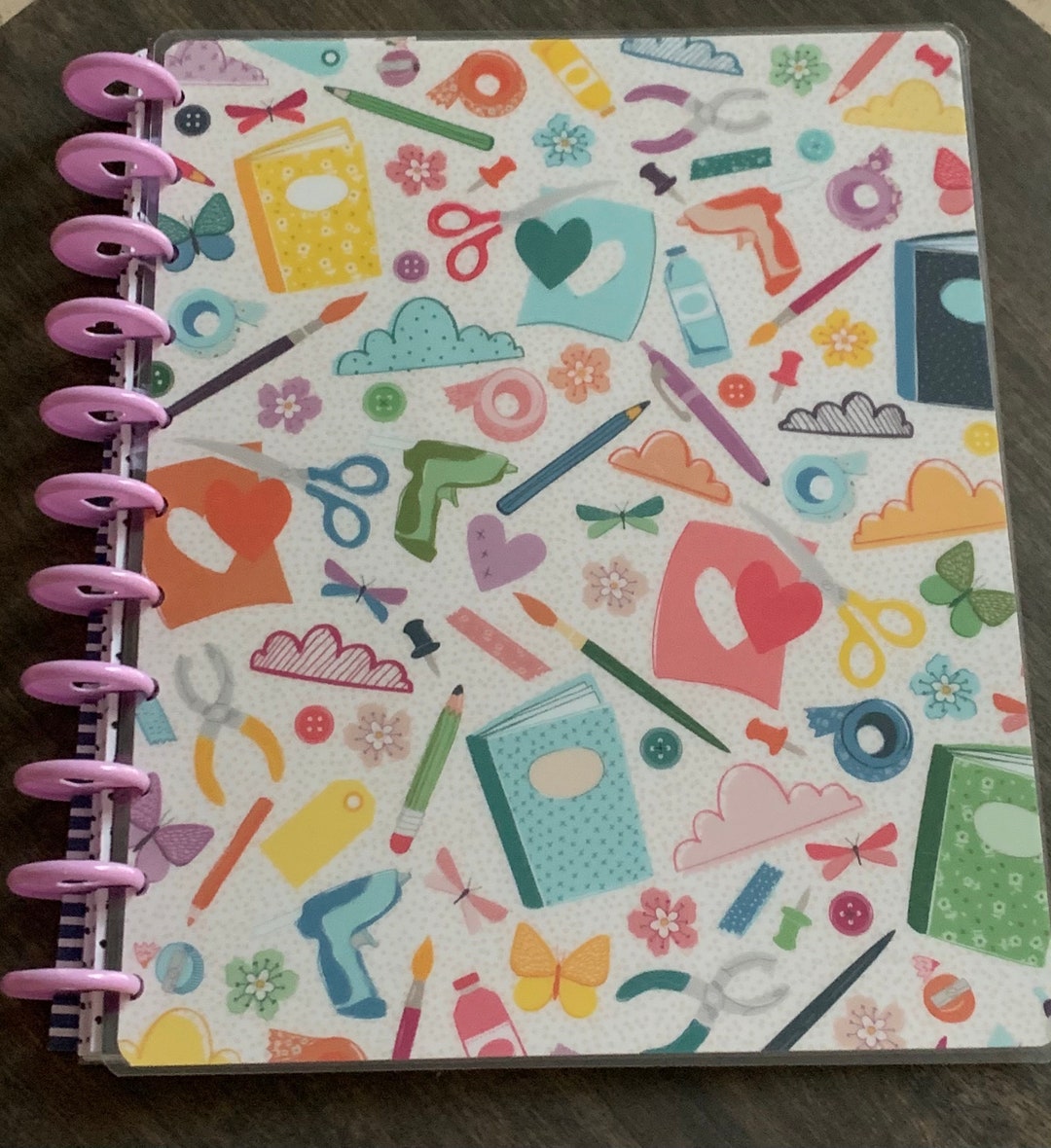 Miss Maker Happy Planner Planner Cover for Disc Bound Available in