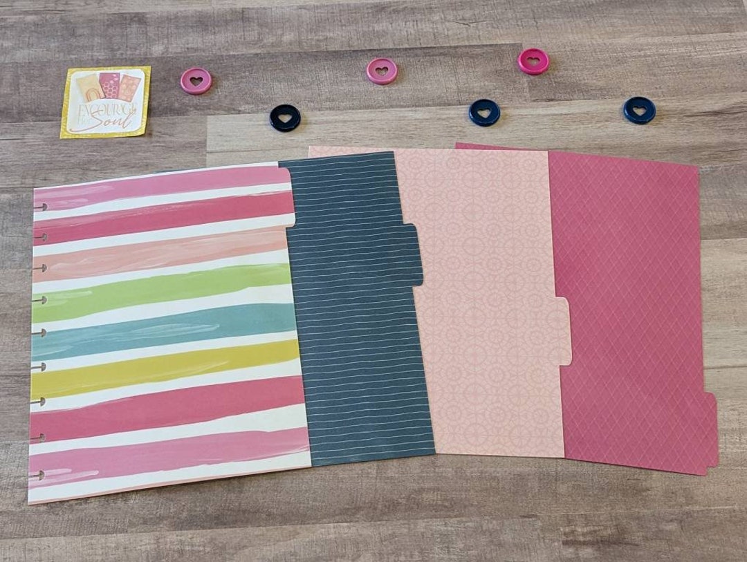 LAMINATED Planner Divider Set Happy Planner Classic Dividers, Big