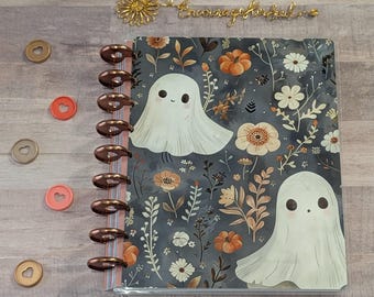 Sweet Ghosts Happy Planner | Classic Big Planner Cover | Erin Condren |TUL Set | Planner Supplies | Book planner Cover | seasonal |Halloween