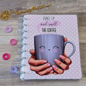 Coffee Happy Planner|Discbound Cover |Classic & Big Happy Planner Cover| Erin Condren Planner Cover |TUL Planner| Planner Supplies