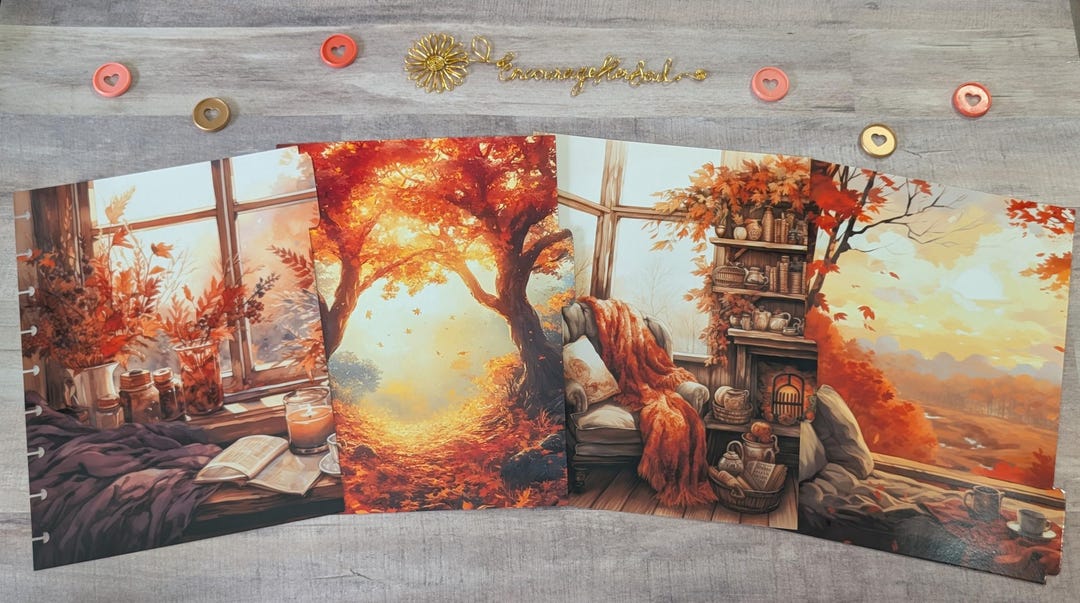 FALL & AUTUMN Dividers | Happy Planner Dividers and Covers | Tul ...