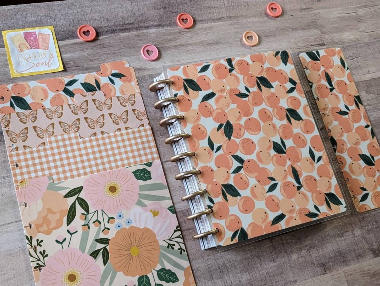 You're a Peach BUNDLE Happy Planner | Planner Cover, Dividers and ...