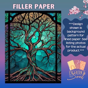 Twisted Roots Printed Filler Paper Happy Planner | Classic Big Planner Cover |TUL Set | Planner Supplies | Paper Insert | Gothic Planner