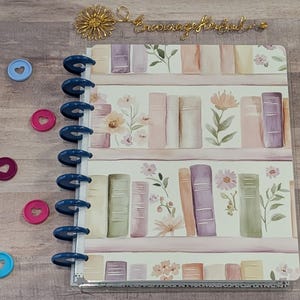 Handmade Happy Planner Cover: Laminated, Sturdy Reading Planner