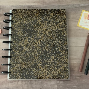 Gold Rush Happy Planner | Planner Cover for Disc bound | Available in Micro, Mini, Classic & Big Happy Planner Cover, Planner Supplies