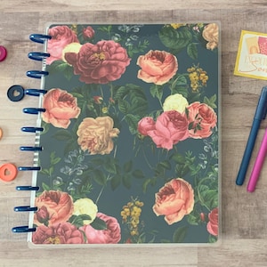 Vintage Rose Happy Planner Cover: Disc Bound, Laminated