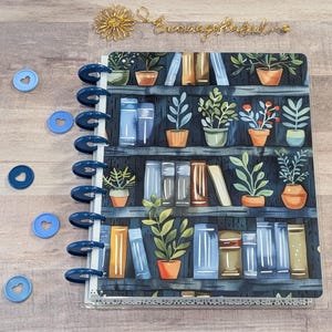 Handmade Book & Plants Planner Cover: Classic Happy Planner, Erin Condren, TUL