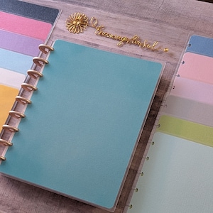 Solid Color Happy Planner|Discbound Cover |Classic & Big Happy Planner Cover| Erin Condren Planner Cover |TUL Planner|Planner Supplies