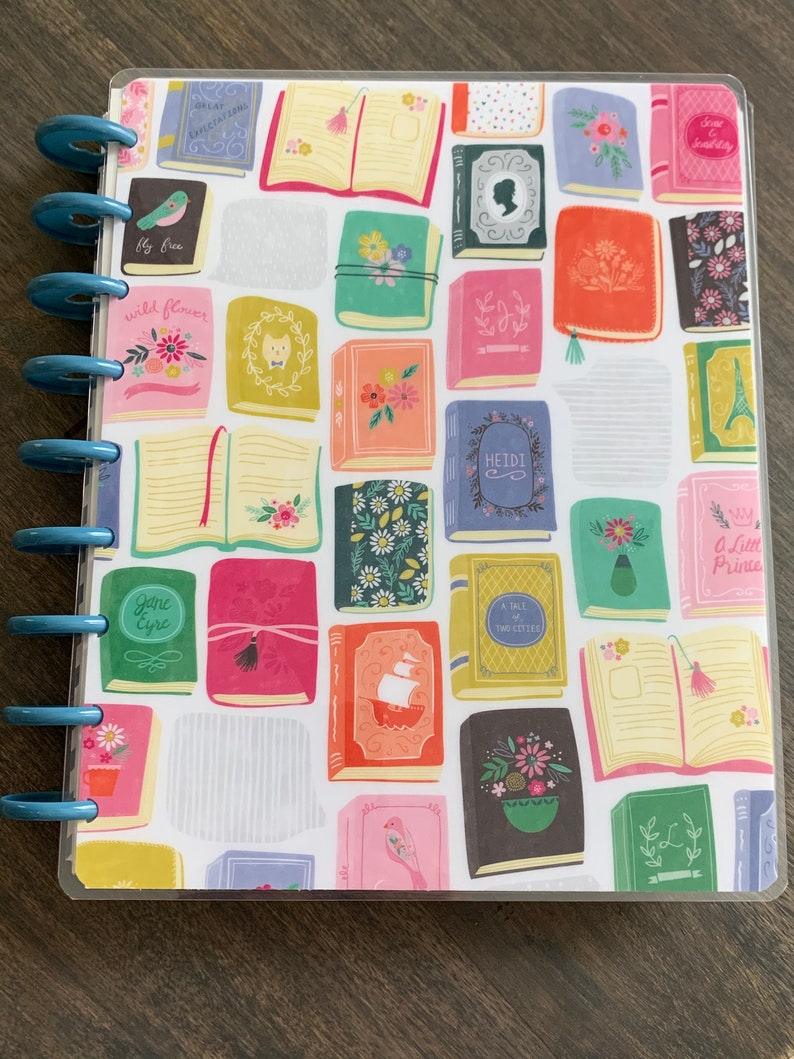 Classic Books Happy Planner Cover Etsy