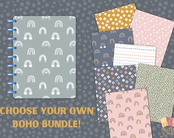 CHOOSE your own BUNDLE | BOHO Happy Planner Dividers and Covers | Tul Dividers | planner supplies | planner accessories | Boho