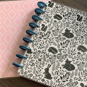 Handmade Animal Print Happy Planner Cover Set: Mini, Classic, Big