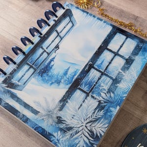 Frosted Window BUNDLE | Happy Planner Dividers and Covers | Tul | planner supplies and accessories | Winter Planner | Christmas Planner