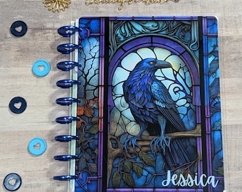 Happy Planner | Classic Big Happy Planner Cover | Erin Condren | TUL Set | Planner Supplies | Custom planner | Printed planner Cover | Raven
