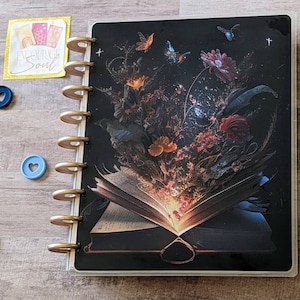 Handmade Happy Planner Cover: Floral Book Design