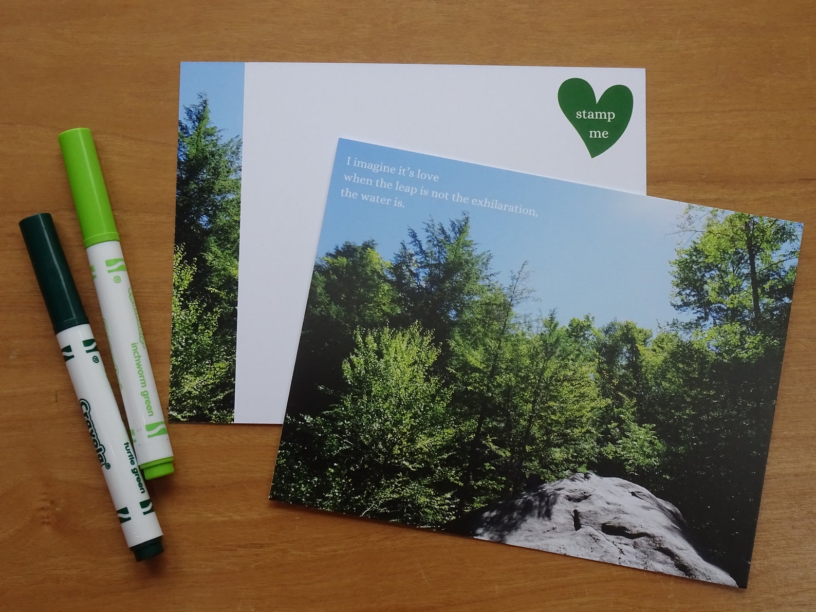 Nature Postcards Poetry Postcards Postcards Set of 5 5.5 X - Etsy UK