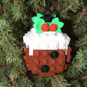 Build Your Own Personalised LEGO ® Christmas Tree Decoration Snowman Santa Robin 