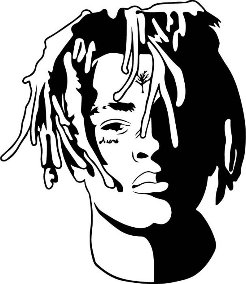 Download XXXTentacion Rapper Aufkleber Gesicht SVG png pdf ai eps ...