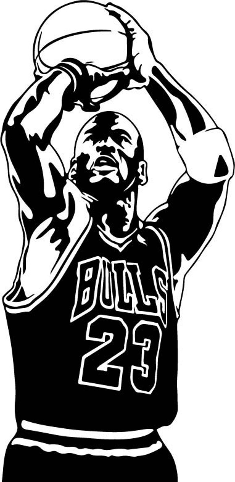 Michael Jordan Silhouette SVG