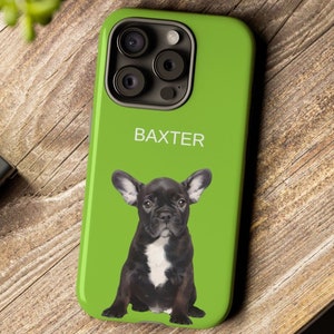 Custom Pet Phone, Case Using Pet Photo and Name, Custom Dog Phone Case, Custom Cat Phone Case, Personalized Phone Case, Cat iPhone Case