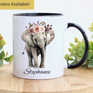 Elephant Mug, Elephant Gifts, Elephant Coffee Mug, Elephant Gifts