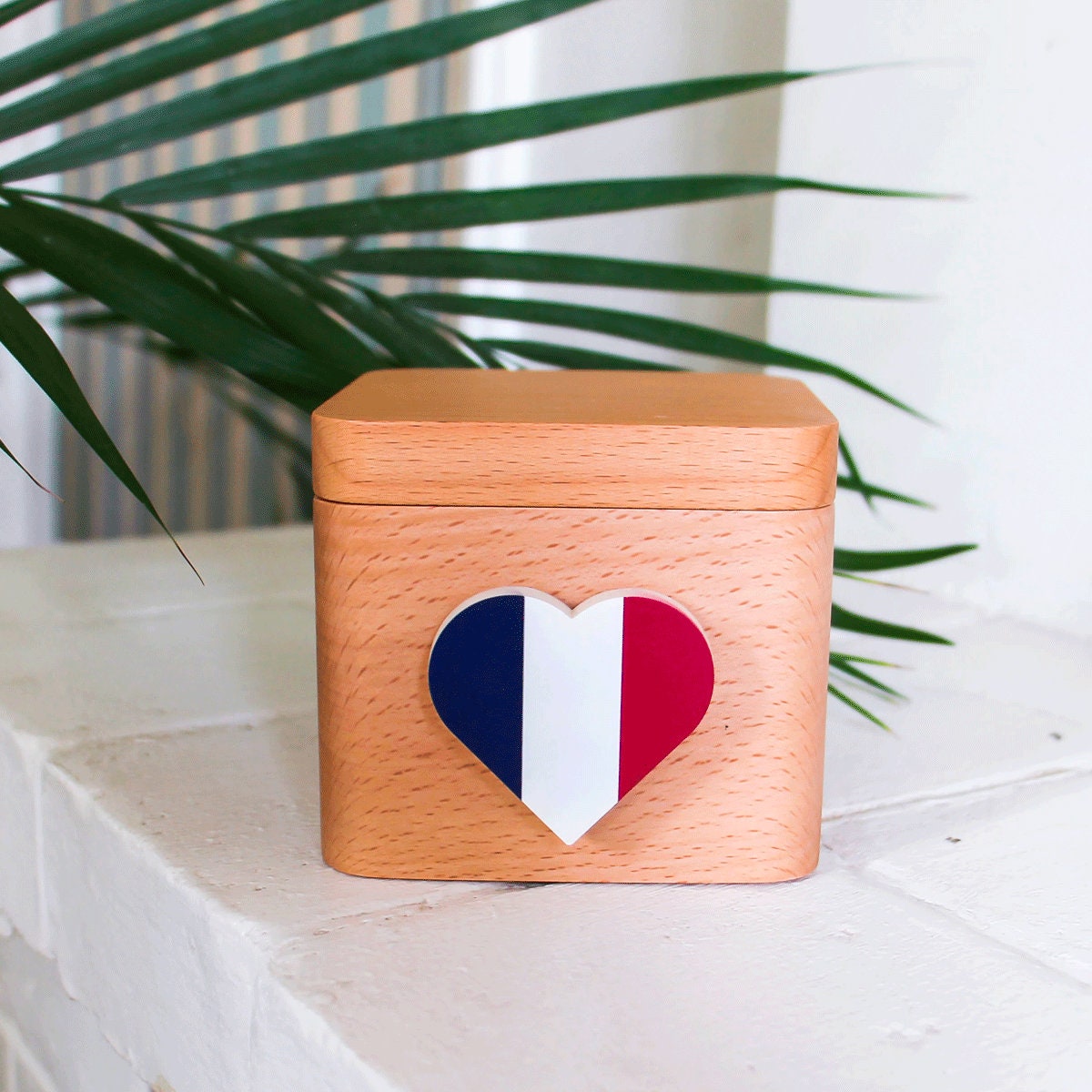 Coeur Français - Cadeaux Pour Petit Ami Cadeaux de Anniversaire Décoration Lui Romantiques Amour