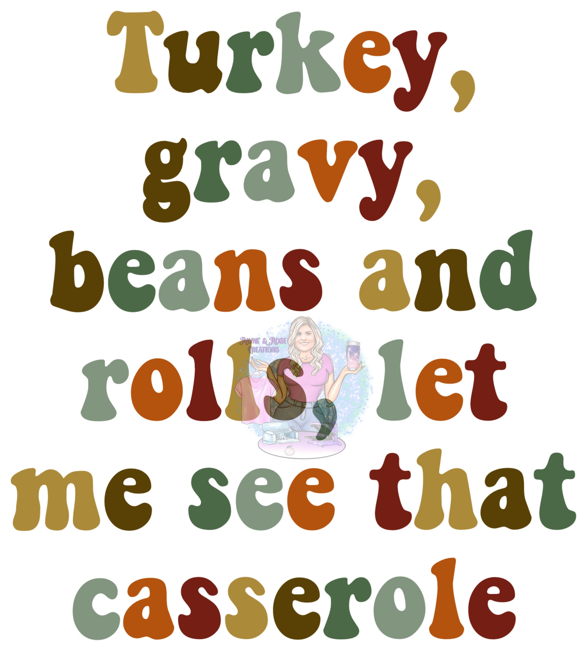 Turkey Gravy Beans Rolls Thanksgiving PNG Etsy