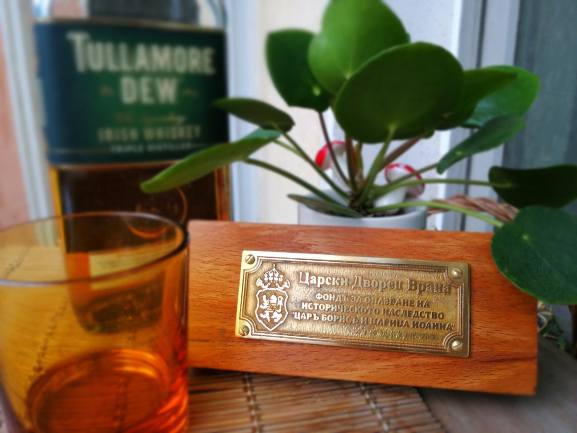 Bench Name Plate Painting Frame Nameplate Brass Plaque - Etsy