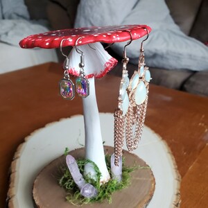 The Tiktok Viral Mushroom Earring Display Earring Holder Jewelry