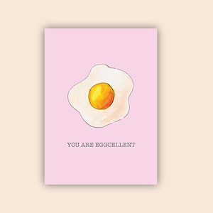 You are Eggcellent ansichtkaart | bedankt kaart | afgestudeerd kaart