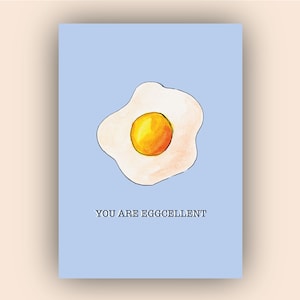 You are Eggcellent ansichtkaart | bedankt kaart | afgestudeerd kaart