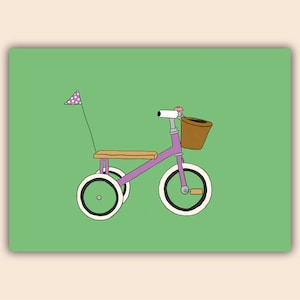 La carte postale Tricycle | carte postale de vélo | carte postale Pays-Bas