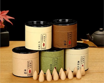 Handcrafted Scented Backflow Incense Cones - Assorted Fragrances - Various Scents