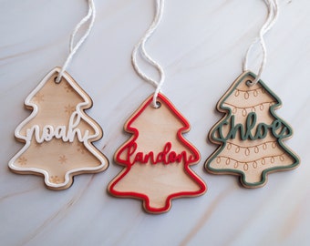 Tree Ornament, Personalized Christmas Ornament, Stocking Name Tags, Christmas Stocking Tags, Personalized Gift Tags, Christmas Decor