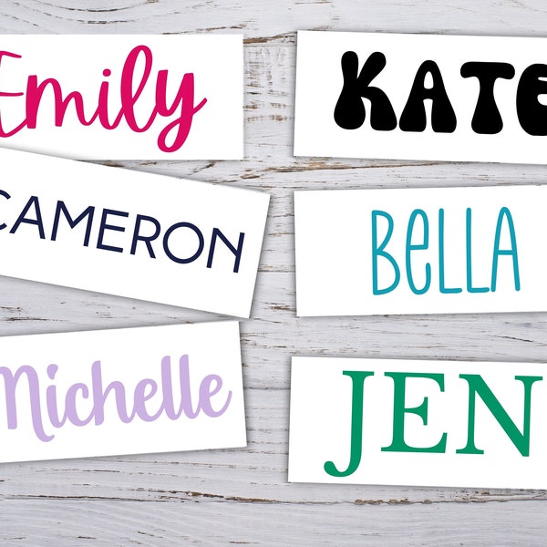 Name Decal, Vinyl Decal, Name Sticker, Custom Name Decal, Custom Name Sticker, Vinyl Name Decal, Car Decal, Decal Stickers