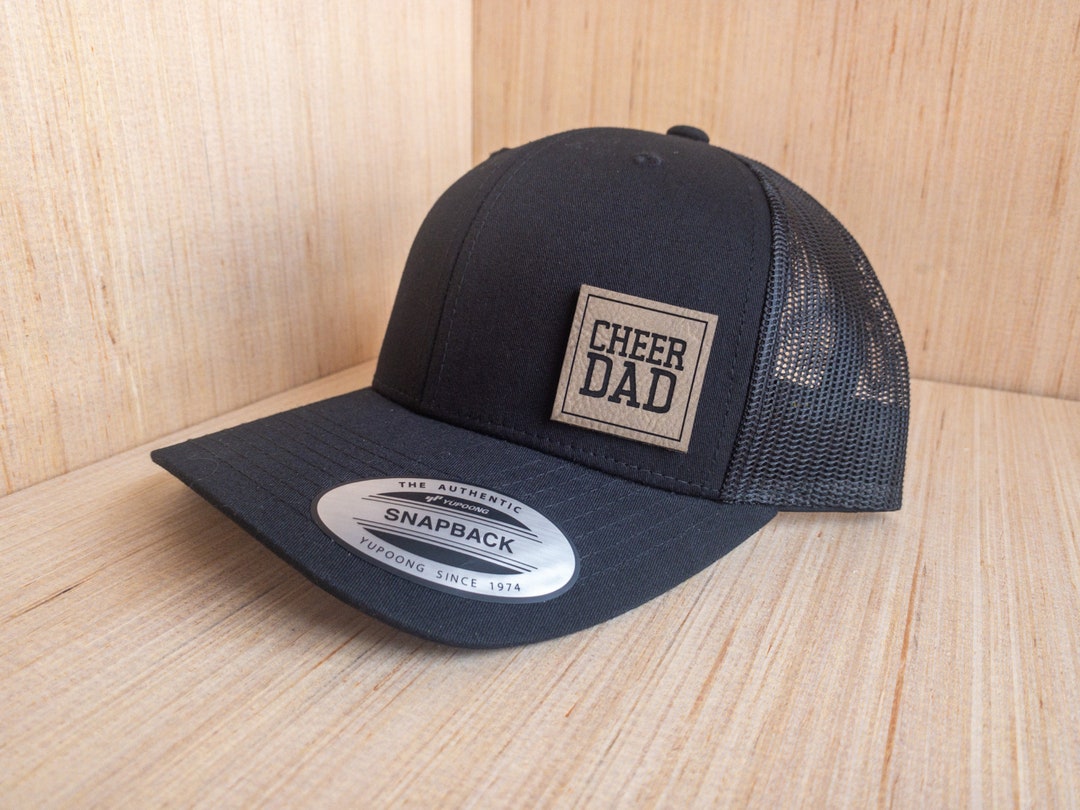 Cheer Dad Hat, Leather Patch Hat, Fathers Day Gifts, Birthday Gift for ...