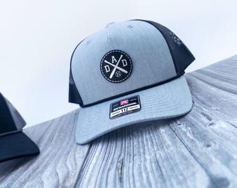 Baseball Dad Hat, Leather Patch Hat, Rope Hat, Fathers Day Gifts, Coach Gifts, Birthday Gift for Dad, Leatherette Patch Cap