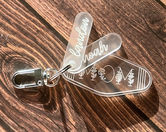 Mom Keychain with Kids Names, Mother's Day Gift, Gift for Mom, Personalized Mama Keychain