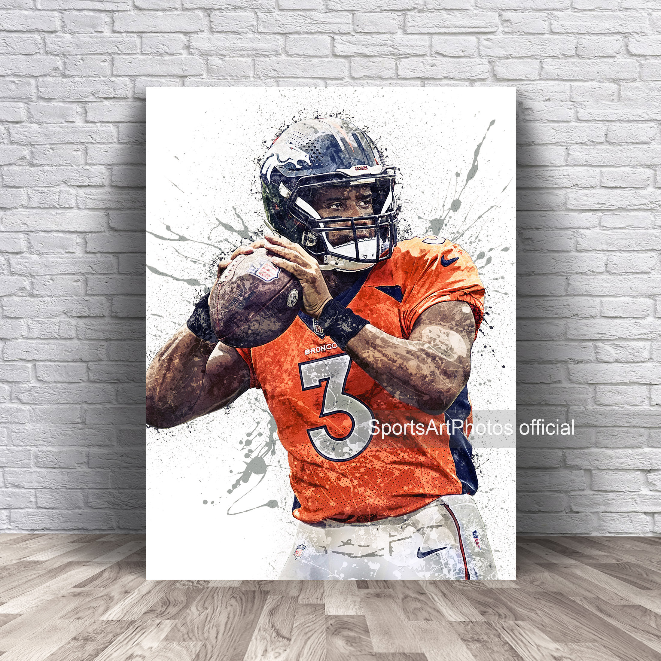 russell wilson stitched broncos jersey