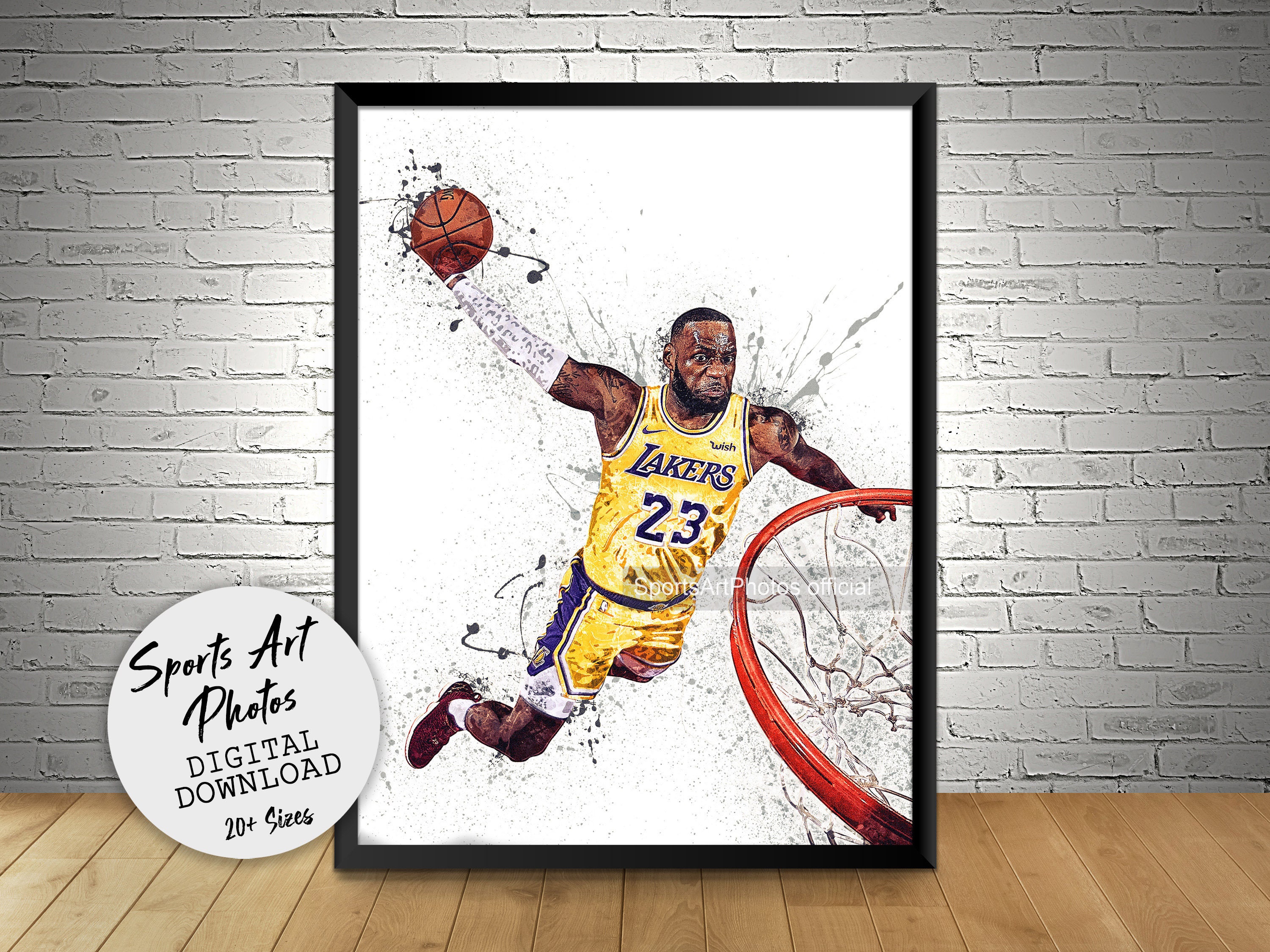Lebron james store poster dunk