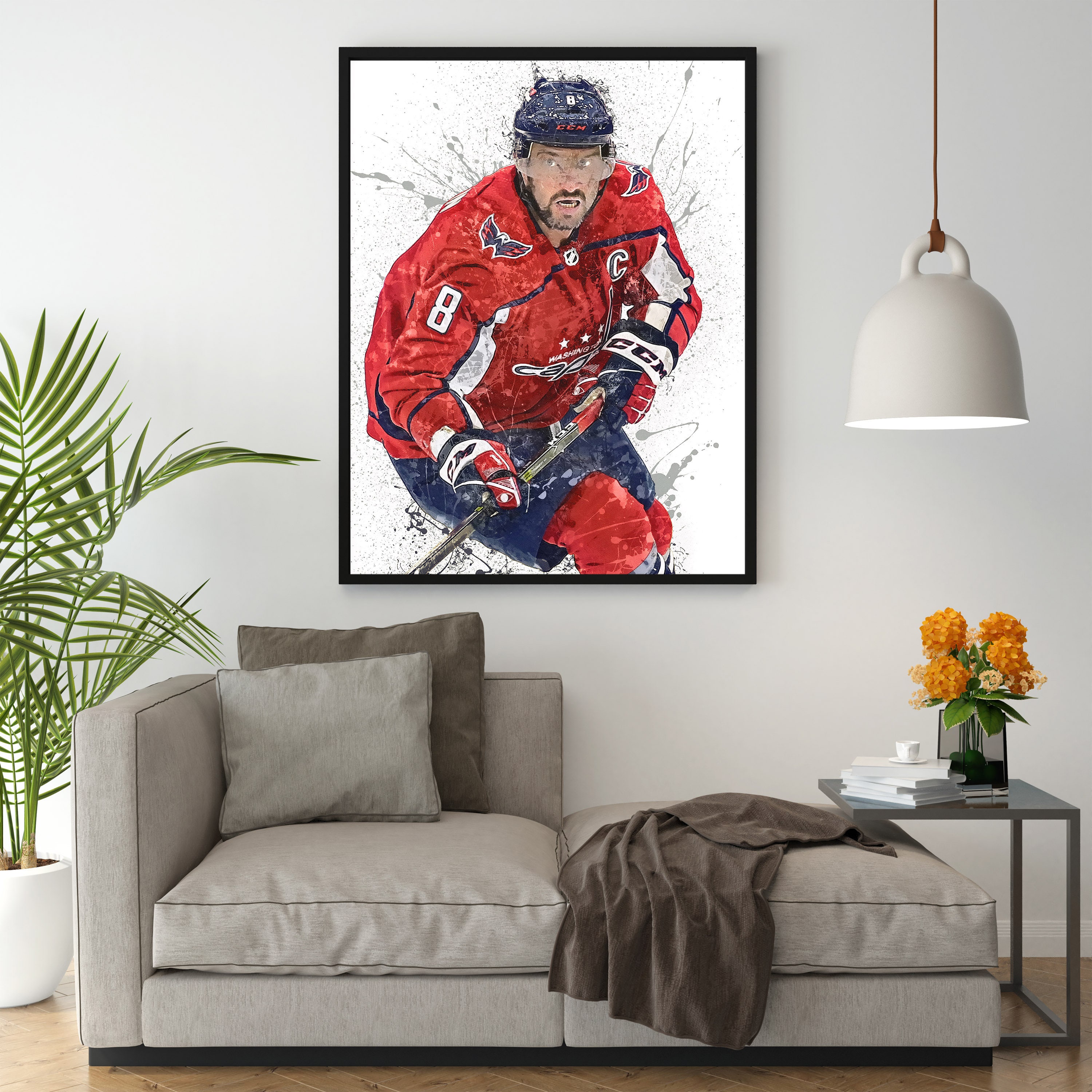 Alex Ovechkin Poster Washington Capitals Wall Art Printable Etsy — free download