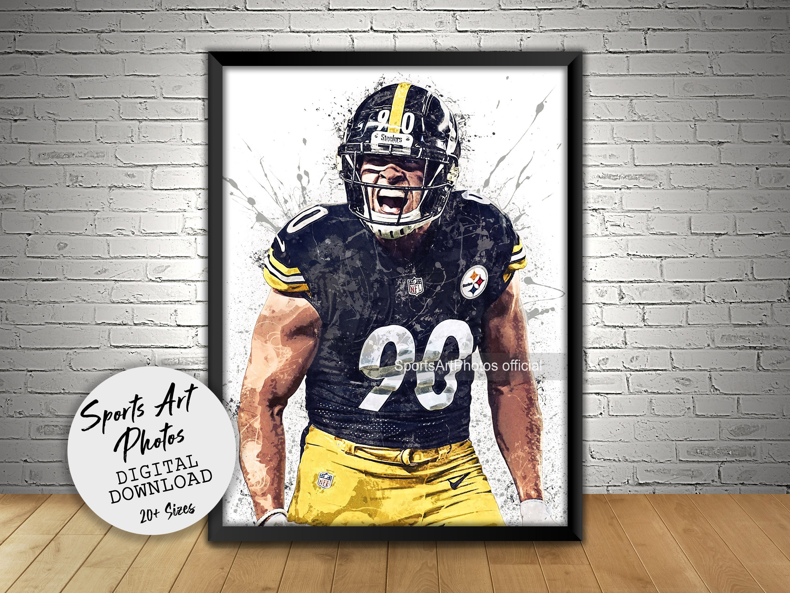 TJ Watt Shirt Yellow Watt Kick Pittsburgh Steelers Gift - Personalized  Gifts: Family, Sports, Occasions, Trending