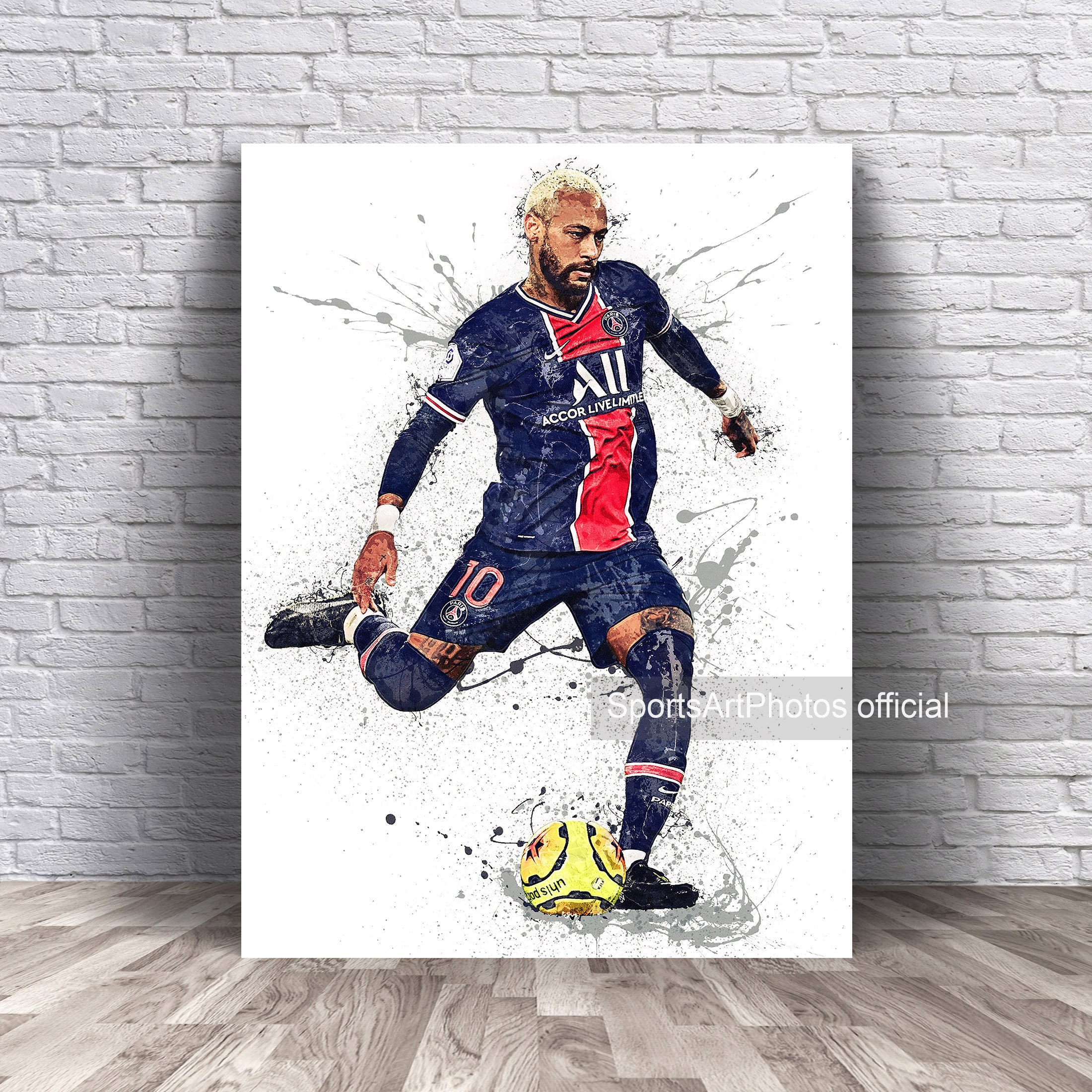  Neymar Jr PSG Metal Tin Sign 8 x 12 in Sports Players Poster  Vintage Poster Man Cave Decorative : Home & Kitchen